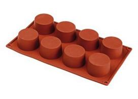 Elastotech silikoninė forma keksiukams D6cm, H3,5 cm, 8 vnt