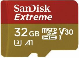 Atminties kortelė telefonui Atminties kortelė Saugi skaitmeninė „micro Extreme Action“ kamera 32GB 100MB / s A1 / 10 klasė / V30 / UHS-I / U3