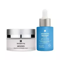 Sesderma Set: Mesoses, Anti-Aging Cream, for Face, 50 ml + Hydraderm Hyal 5, Ultra-Hydrating Serum, for Face, 30 ml