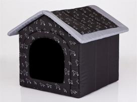 Guolis-būda Hobbydog R4 šuniukai, 60x55x60 cm, juodas