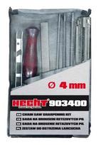 Rinkinys pjūklo grandinei galandyti Hecht 903400