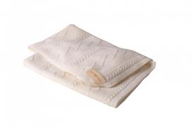 MILLI pledas merino vilna DIAMOND ECRU,  100x80cm