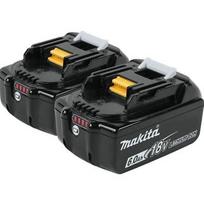 Makita 18V, BL1860B x 2 6,0Ah  Akumuliatoriai  197422-4 (197423-2)