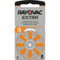 Klausos aparatų baterijos Rayovac Extra 13, 8 vnt.