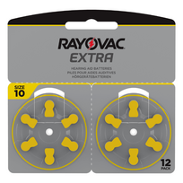 Klausos aparatų baterijos Rayovac Extra 10, 12 vnt.