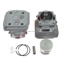 Cilindro komplektas su stūmokliu Husqvarna 365 stūmoklis 50 mm. 575 77 41-01, 5757741-01, 575774101, 575 77 41-02, 5757741-02, 575774102