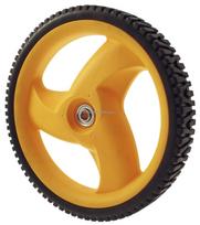 Ratukas Mcculloch M53-675DWA, M4553, M5553, M6553D, M7053D. Aukštis 292 mm, plotis 45 mm, ašies skersmuo 12,6 mm 532 40 35-09, 5324035-09, 532403509, 403509, 532 43 27-49, 5324327-49, 532432749, 432749, 105-1816, 1051816, 193929X427, 431880X460.