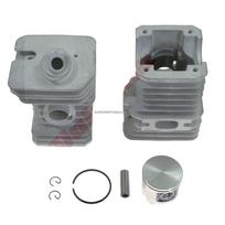 Cilindro komplektas su stūmokliu Husqvarna 49 stūmoklis 40 mm. 506 01 06-07, 5060106-07, 506010607, 503 62 55-02, 5036255-02, 503625502
