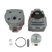 Cilindro komplektas su stūmokliu Husqvarna 55 stūmoklis 46 mm. 503 16 91-71, 5031691-71, 503169171, 503 60 91-08, 5036091-08, 503609108, 503 92 41-71, 5039241-71, 503924171, 503 16 83-01, 5031683-01, 503168301, 503 60 91-71, 5036091-71