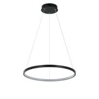 Šviestuvas kabinamas Light Prestige Ring Ring, LED, 3000 - 6000 °K, 1 x 22 W, juoda sp., 40 x 40 cm