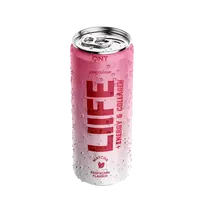 Funkcinis gėrimas QNT Energy & Collagen Matcha Raspberry, 250 ml         