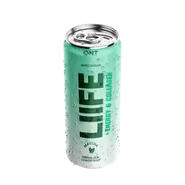 Funkcinis gėrimas QNT Energy & Collagen Matcha Green Tea & Mint, 250 ml
