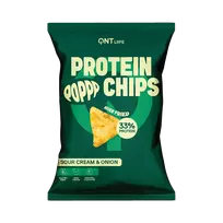 Baltyminiai traškučiai QNT, grietinėlės ir svogūnų, 50 g