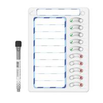 Dry Erases Chore Chart Blank Chore Chart Kids Daily Checklist Magnetic Checklist Boards Task Planning List for Planning A