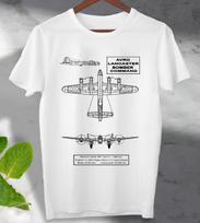 Avro Lancaster T Shirt Bomber Command Plane T shirt Top  Gift T Shirt 4XL