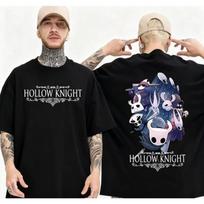 Madingi vyriški ir moteriški marškinėliai su „Hollow Knight“ spauda, laisvi trumparankoviai viršutiniai drabužiai, vasariniai kasdieniai marškinėliai su apvalia apykakle vaikams, drabužiai 100