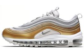 Nike Air Max 97 Vast Grey Metallic Gold Women's AQ4137-001 35.5