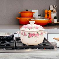 Indai Puodas Maisto Šildytuvas Troškintuvas Makaronams Greitai Paruošiamiems Makaronams su Dangčiu Stockpot Ryžių Virimo Garintuvas 20cm