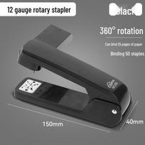 Multifunctional 360° Rotating Large Stapler for Students and Office Center Binding juoda