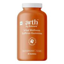 Arth Vital Wellness Šafrano gumijos | Su 15 mg šafrano ekstrakto | Palaiko odos sveikatą, miego kokybę, nuotaiką, virškinimą ir akių sveikatą | 30 gumijų
