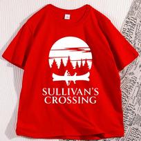 Sullivans Crossing Marškinėliai Stovyklavietė Juokingi TV Kirtimo Prekės Marškinėliai Žygiai Gamta Marškinėliai Laisvalaikio Apvalus Kaklas Vyriški Drabužiai S