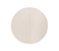 Natūralus apvalus kilimas FIR WOOL 160 cm 2600 g/m2 kreminis