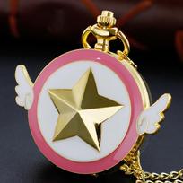 10pcs/lot Wholesale Fashion Pocket Watch Cartoon Anime Necklace Pocket Watch Women Poket Fob Watches Gift juoda