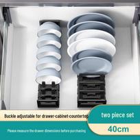 Kitchen Bowl and Dish Storage Rack Set