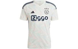 Adidas Ajax Amsterdam Soccer Jerseys Men's Bright White Moderate Straight Fit HZ7717 XXL