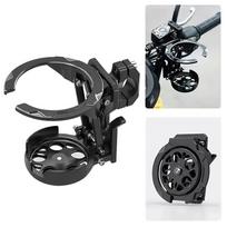 Universalus motociklo puodelio laikiklis, reguliuojamas dviračio gėrimo buteliuko narvelis, stabilus vandens puodelio laikiklis motociklams ir MTB 1 set pack black