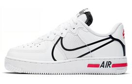 Nike Air Force 1 Low React D/MS/X Balti Juodi GS CD6960-100 35.5