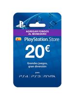 20 Eur. Ispanijos regionui Playstation Network Kortelė