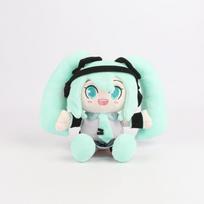 Hatsune Miku pliušinis žaislas Hatsune Miku pliušinis žaislas figūrėlė Animacijos žaidimo aksesuaras lėlė žalia