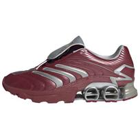 Adidas Predator Megaride Neslystantys Atsparūs dilimui Žemi Bėgimo Bateliai Unisex Raudoni Sidabriniai Sportbačiai JS1554 41⅓