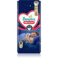 Pampers Night Pants Size 5 vienkartinės sauskelnės-kelnaitės naktinė priemonė 11-17 kg 46 vnt.