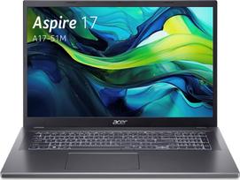 Acer Aspire 17 A17-51M-52TK 17,3" FHD Nešiojamas kompiuteris Core i5-1334U 16GB/512GB SSD Iris X Win11 | NX.KZVEG.00S | 4711474646057