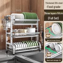 Stainless Steel Multi-functional Kitchen Dish Drying Rack