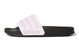 Vaikams skirti Adidas ADILETTE SHOWER greitai džiūstantys šlepetės Juodos Rožinės Baltos FY8843 29 white