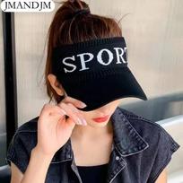 Summer SPORT Sunscreen Open Top Hat Wholesale UV Sunshade Hat Outdoor Sports Breathable Baseball Sun Hat one size white