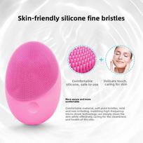 Electric Silicone Cleanser Blackhead Cleansing Beauty Multifunctional Massage Face Washing Bath Brush Small Gifts