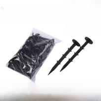 Sodo piktžolių kontrolės audinio tvirtinimo kuoliukai - Plastikiniai PP tvirtinimo kuoliukai paukščių tinklui 12 cm