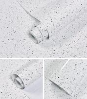 PVC virtuvės lipdukas atsparus vandeniui ir riebalams lipnus tapetas kaitlentės karščiui atsparus stalviršio atnaujinimas marmuro fanera 1M x 40CM