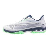 Mizuno Wave Exceed Light 2 AC Balti Vintage Indigo Mėtiniai Unisex Sportbačiai Neo-Mėtiniai 61GA231837 40