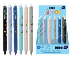 Automatinis trinamas rašiklis su rankena Bebe Kids (24 vnt.) - INTERDRUK