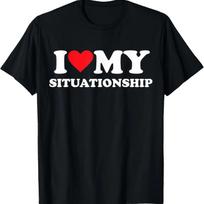 Aš Myliu Savo Situaciją T-shirt S juoda