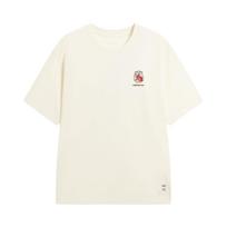 Li Ning × League Of Legends Collaboration Sports Lifestyle Series Letter Print Round Neck Short Sleeve T-Shirt Unisex Tops Off-White ATSW025-1 M