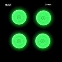 Suaugusieji Vaikai 70mm 68mm 64mm 90A Lauko riedučiai Ratinukai Dalys 80mm 76mm 72mm Šviečiantis ratukas 64mm-Green