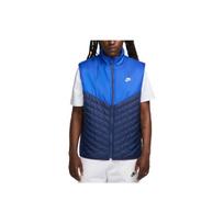 Nike Therma-Fit Windrunner Logo Print Color Block Zip Vest Men vest FB8202-410 XXL blue