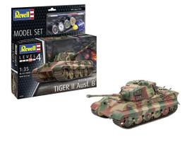 Revell - Tiger II Ausf.B (Henschel Turret) Dovanų Komplektas, 1/35, 63249