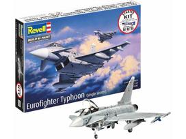 Revell - Eurofighter Typhoon (single seater) dovanų komplektas, 1/144, 74282